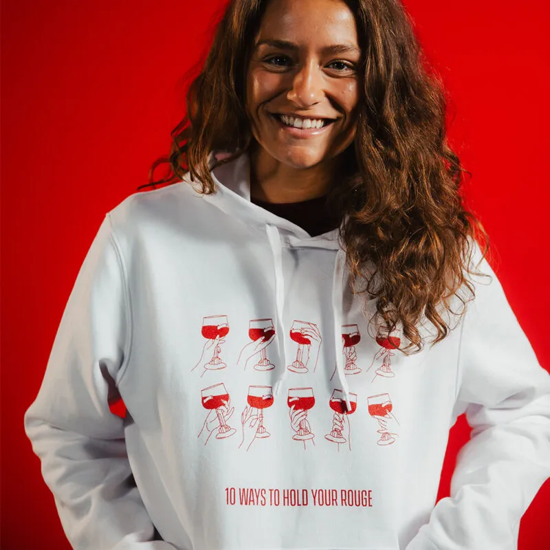 Kasteel Rouge 10 Ways Hoodie (White)
