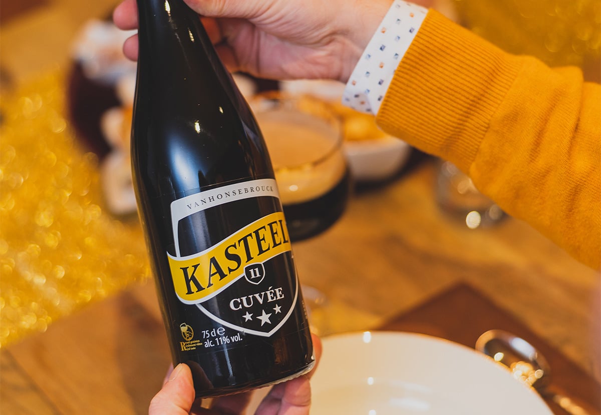 Kasteel Cuvée (2 bouteilles de 75 cl fles + 2 verres) - Image 2