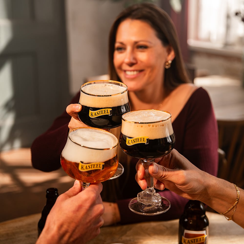 Kasteel Tripel & Kasteel Donker (4x 33 cl + 1x glas) - Afbeelding 2