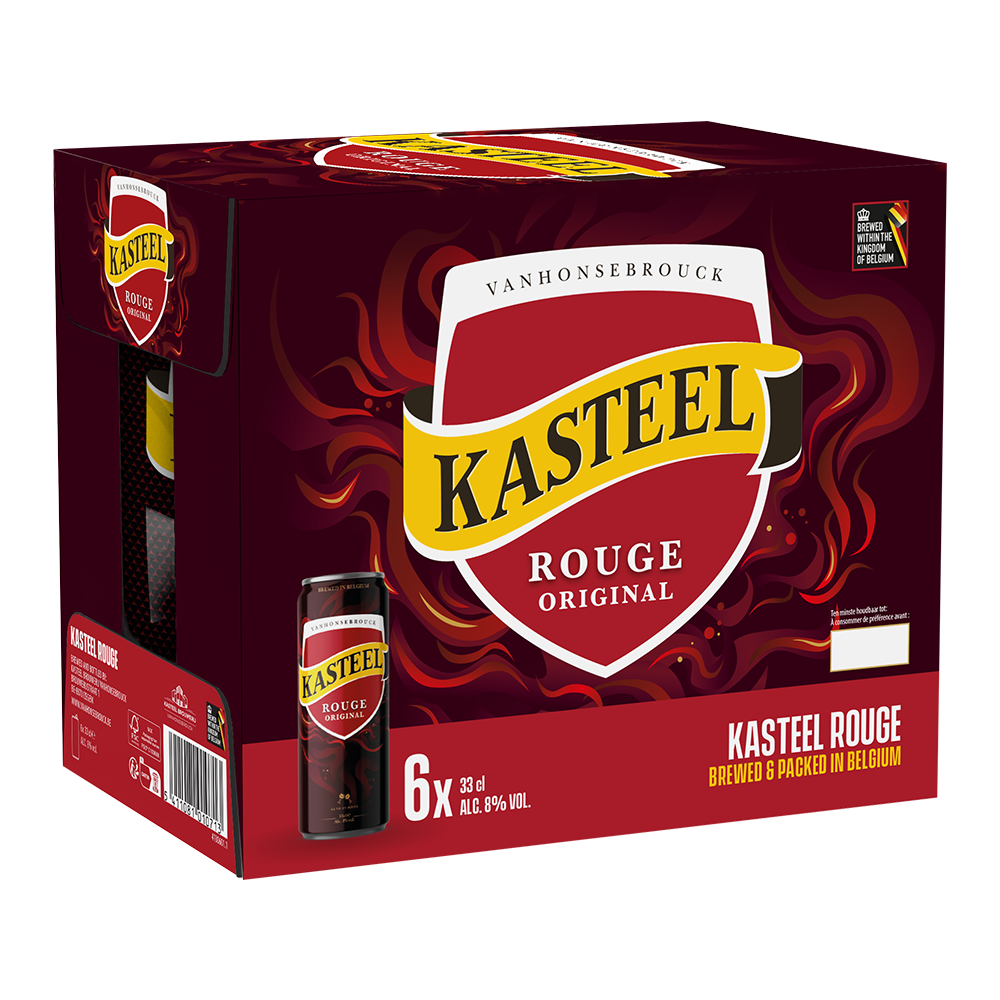 Kasteel Rouge Original (6x 33 cl cans)