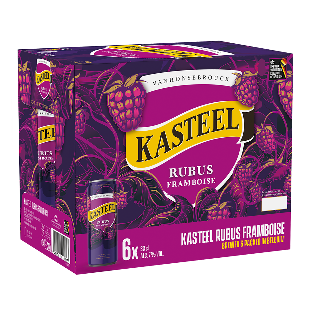 Kasteel Rubus Framboise (6 canettes de 33 cl)
