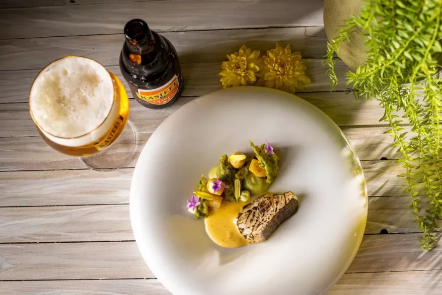 Atlantic cod with Kasteel Tripel