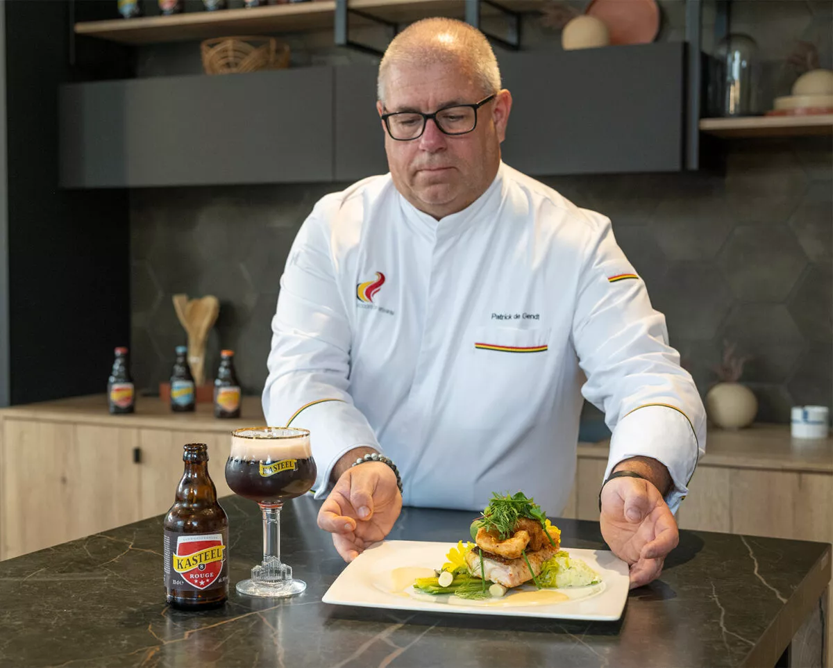 Filet de bar de ligne à la Kasteel Rouge