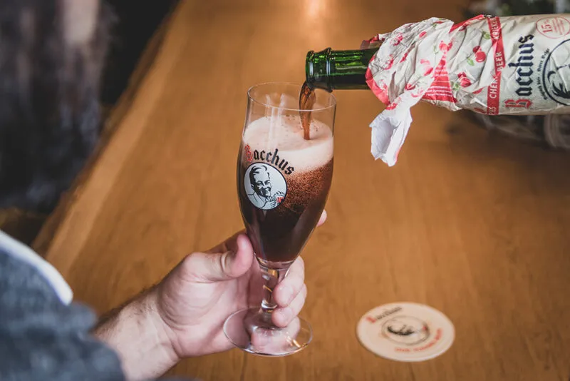 Bacchus Glas op voet (25 cl)