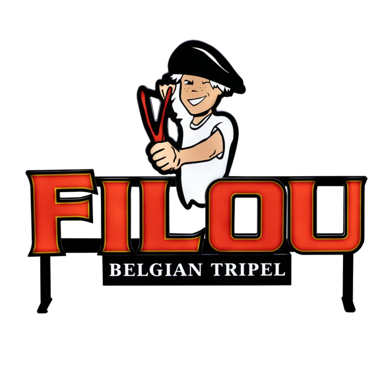Filou Belgian Tripel LED Sign