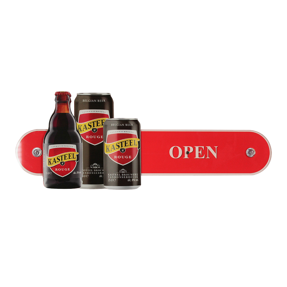 Plaque "Open/Closed" Kasteel Rouge