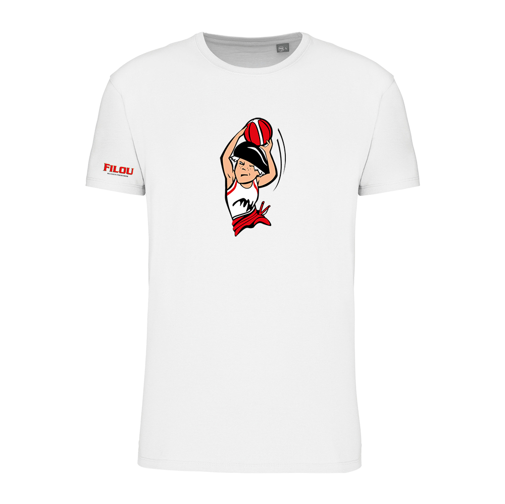 T-shirt Filou Basket (white)