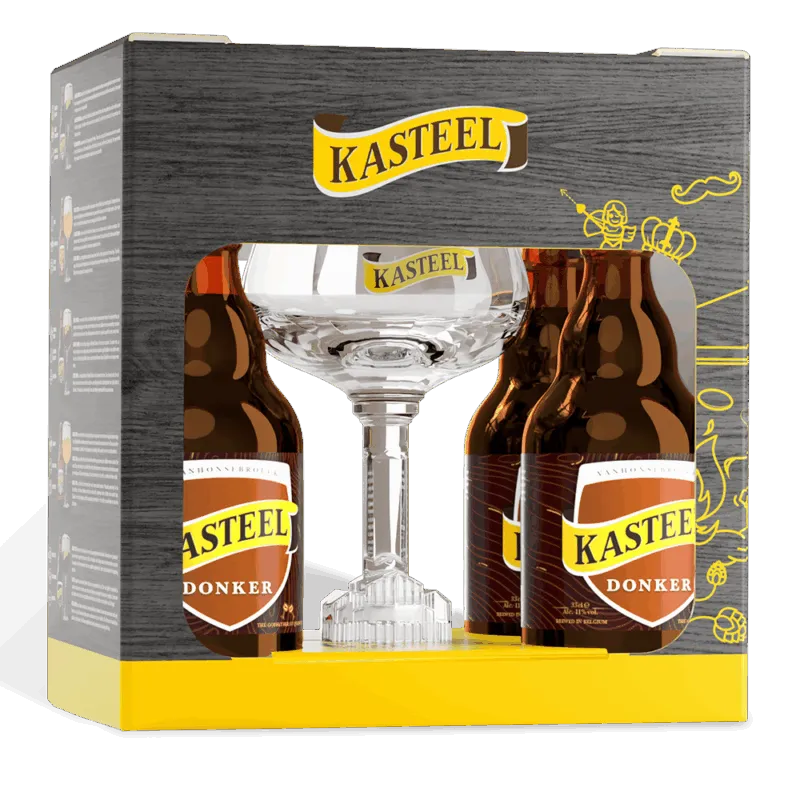 Gift pack Kasteel Donker 4×33