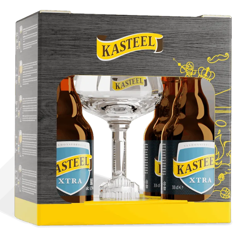 Gift pack Kasteel Xtra 4×33