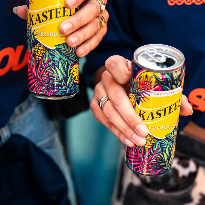 Kasteel Tropical Fridgepack (12x 25 cl blik)