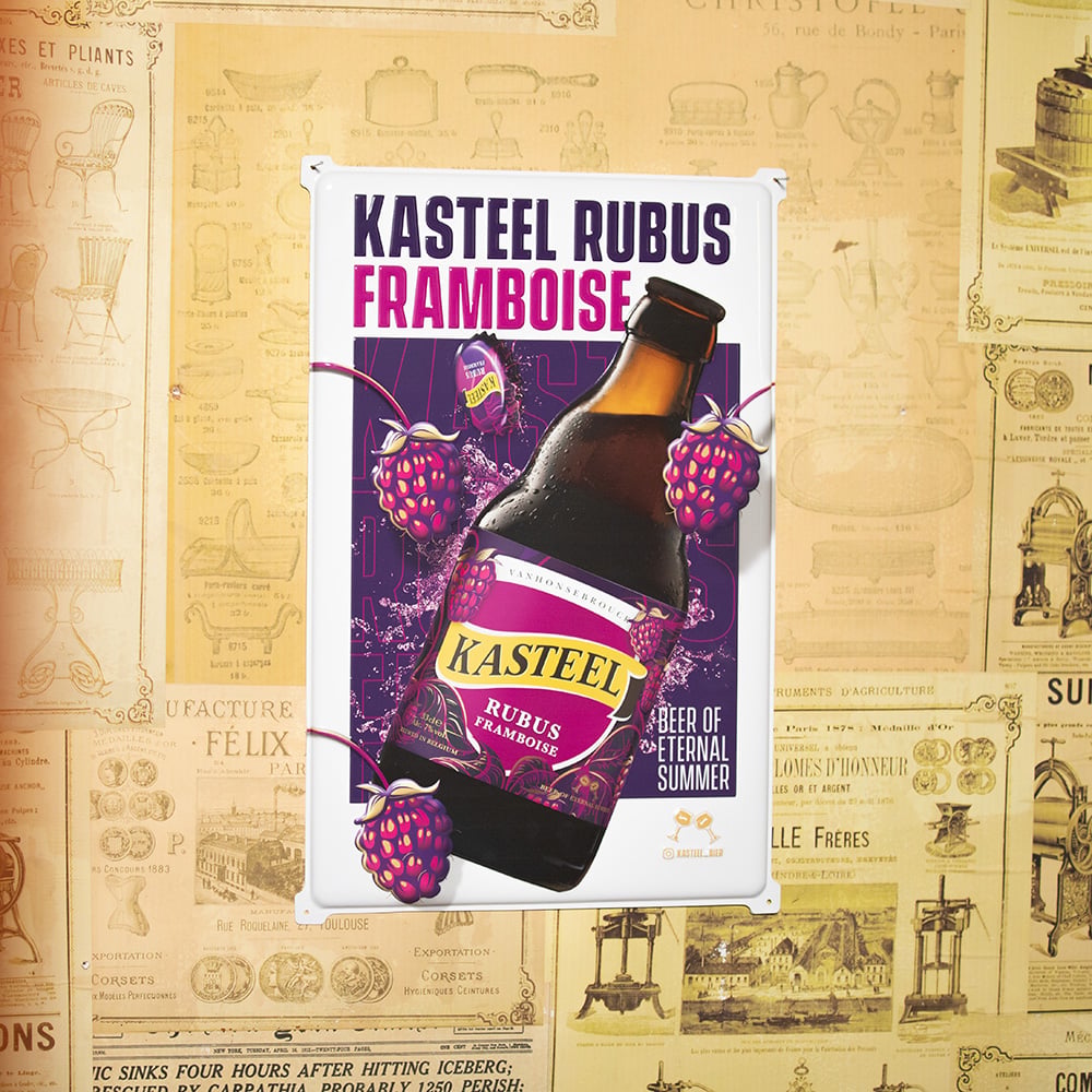 Plaque murale Kasteel Rubus Framboise - Image 3