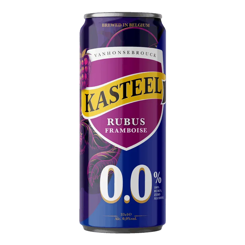 Kasteel Rubus Framboise 00 33cl sleek blik