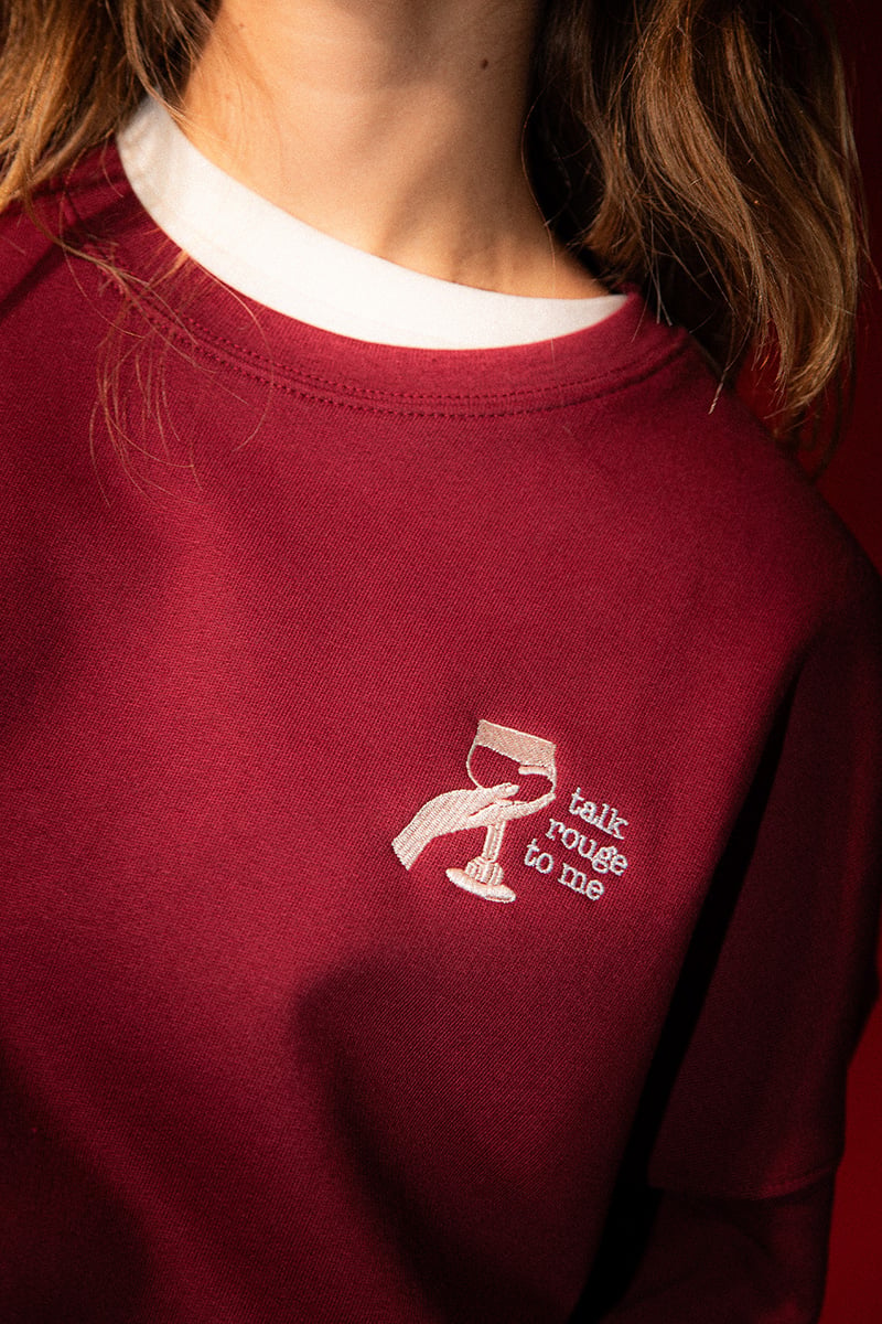 Kasteel Rouge Women's Sweater (Burgundy) - Image 6