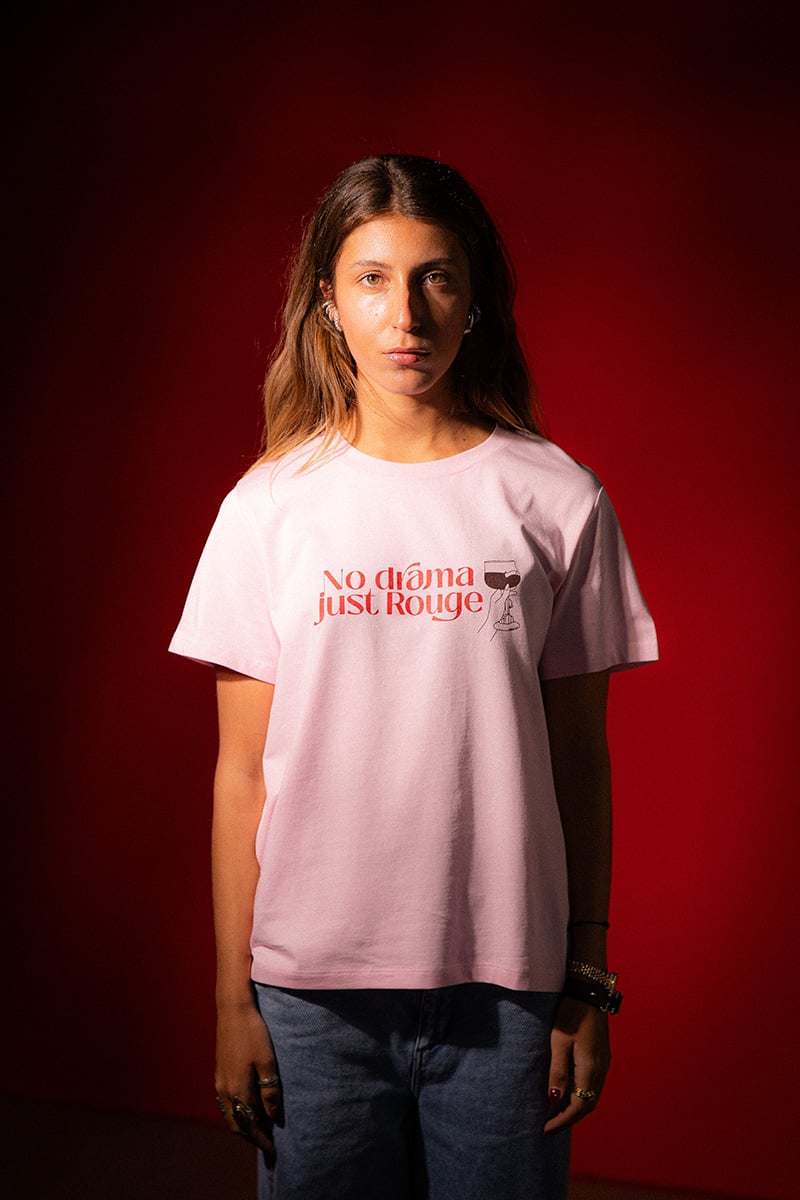 T-shirt Femme Kasteel Rouge (Cotton Pink) - Image 4