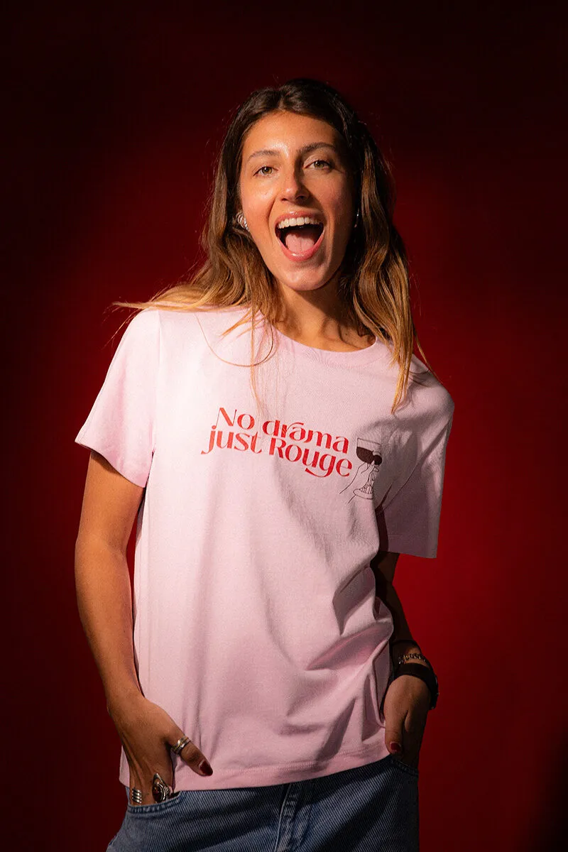 T-shirt Femme Kasteel Rouge (Cotton Pink)