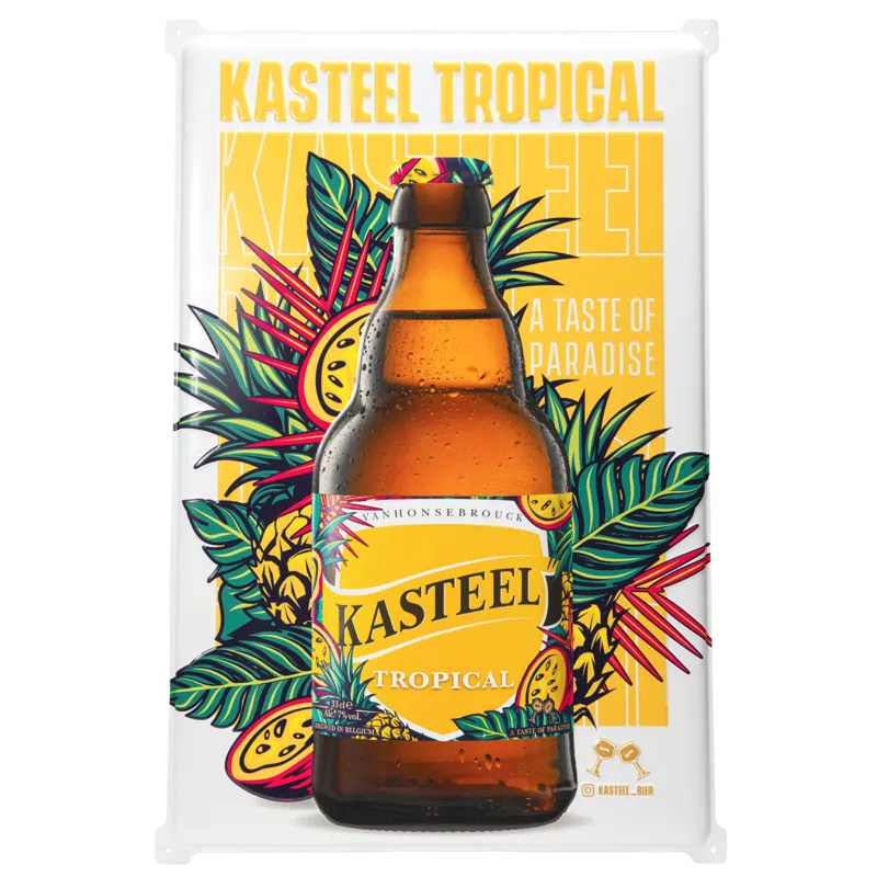 Kasteel Tropical Wall Sign