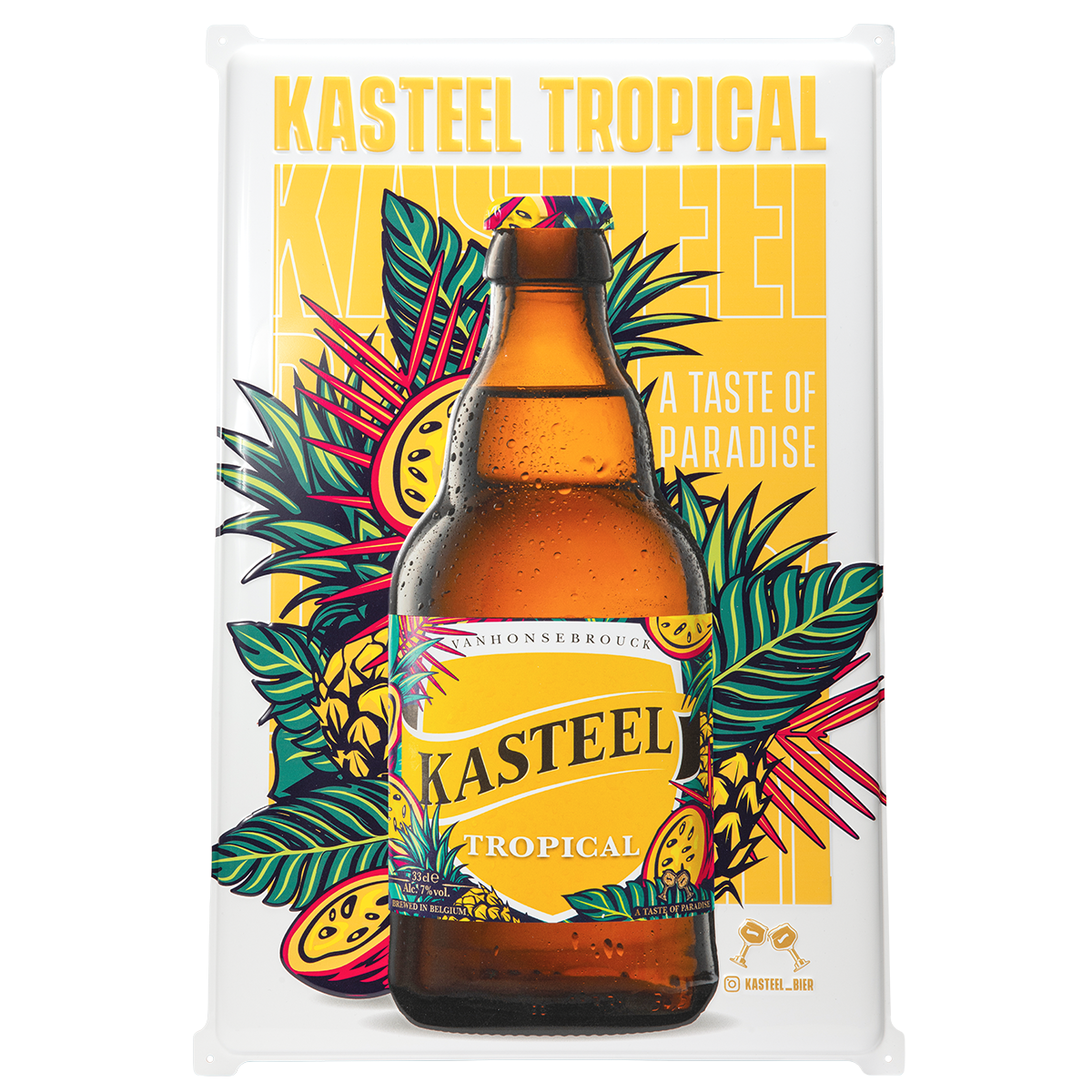Kasteel Tropical Wandbord