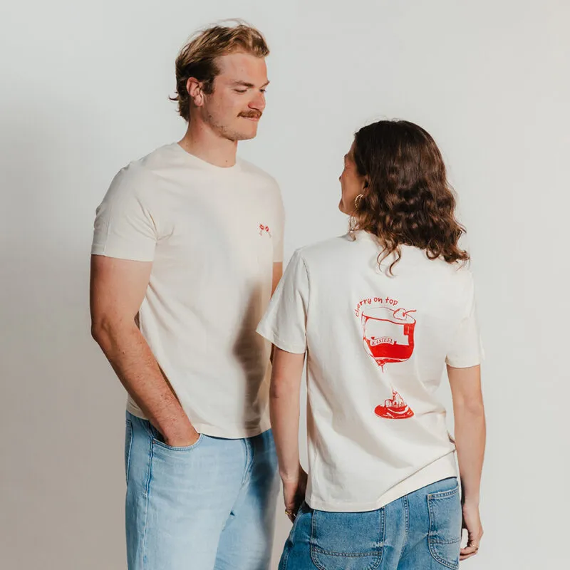 Kasteel Rouge T-shirt Cherry On Top (Natural Raw)