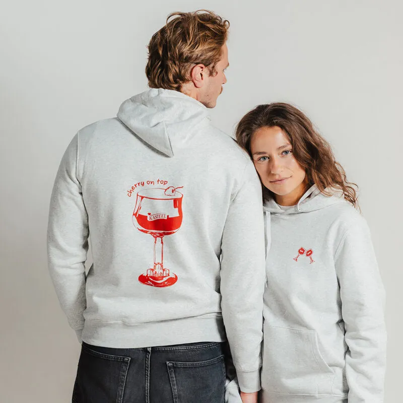 Kasteel Rouge Cherry On Top Hoodie (Ash Heather)