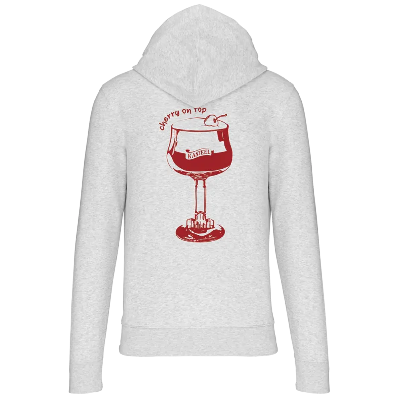 Kasteel Rouge Hoodie Cherry On Top (Ash Heather)