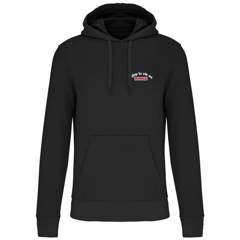 Sweat à capuche Kasteel Rouge “Enjoy” (noir)
