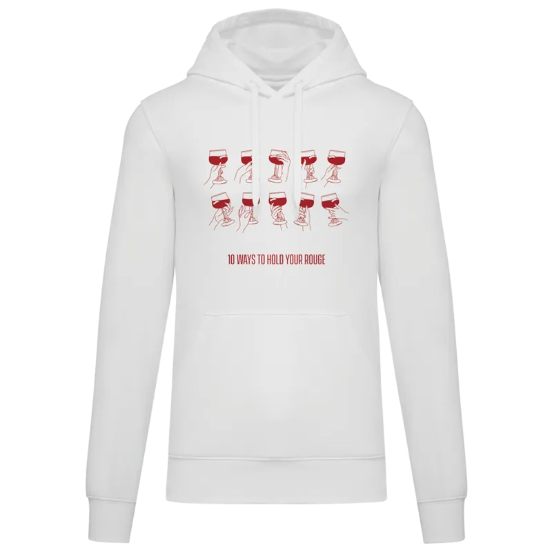 Sweat à capuche Kasteel Rouge “10 Ways” (blanc)